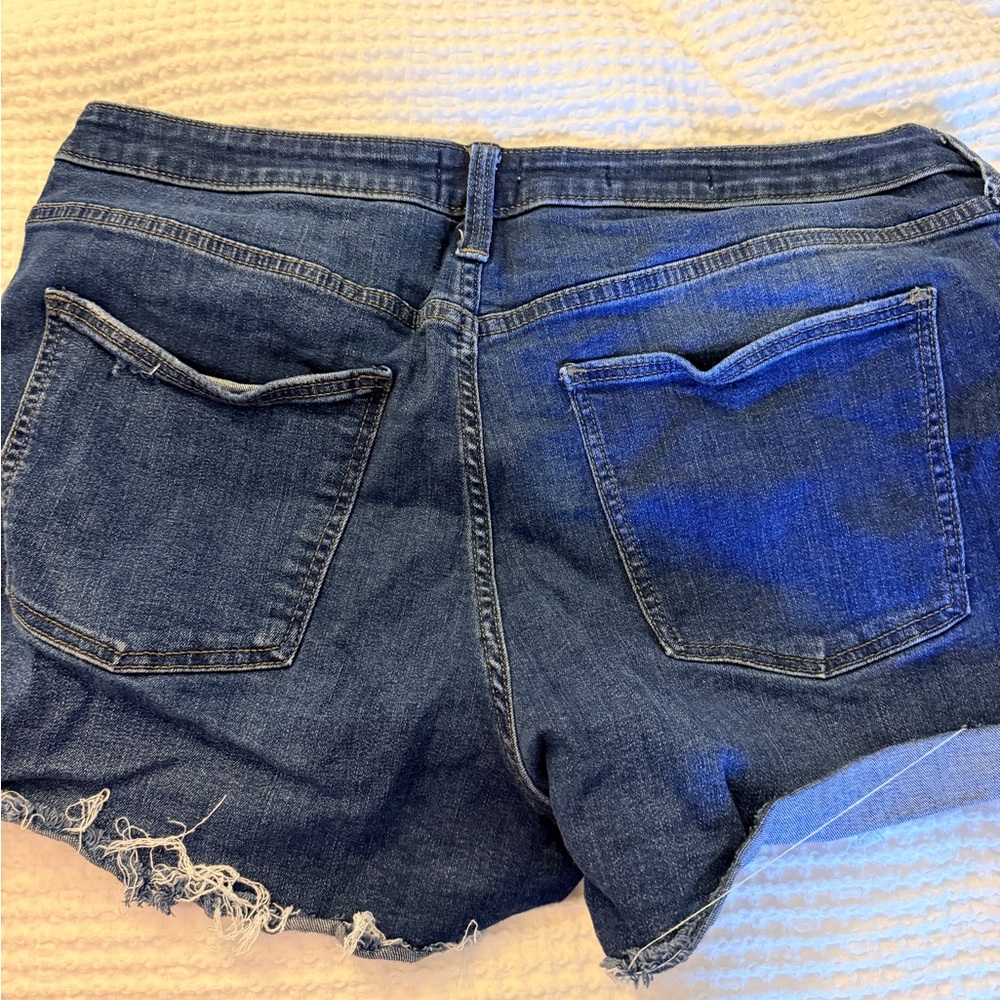 Universal Thread Ripped Blue Jean Shorts - Picture 3 of 3